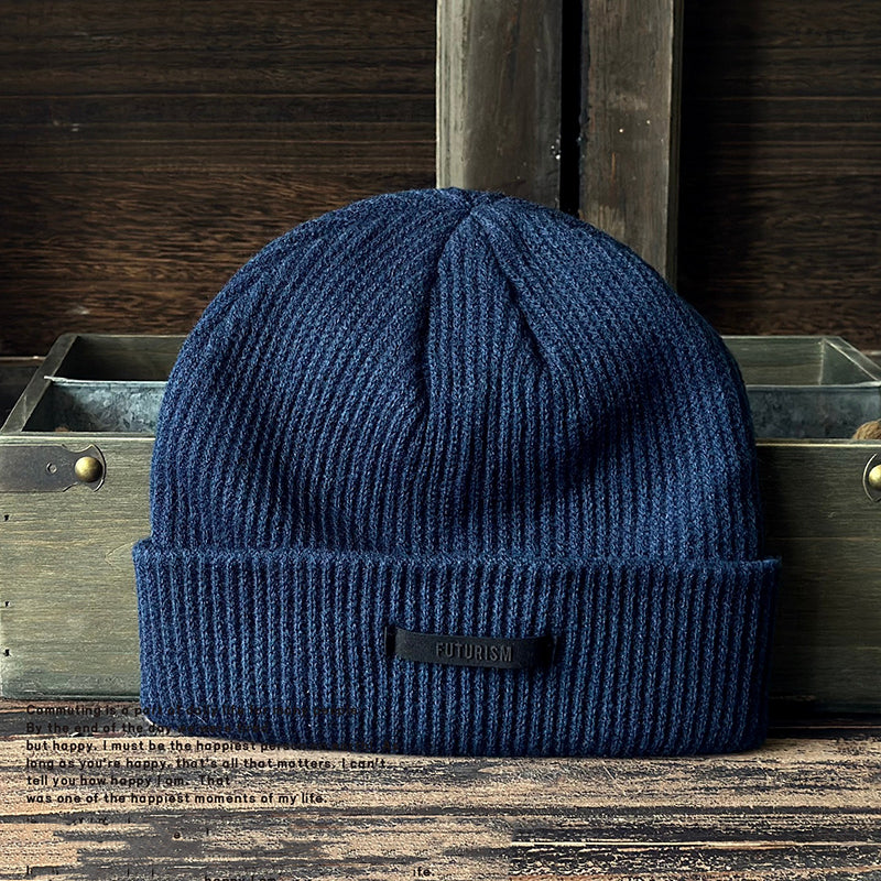 Vintage Winter Knitted Beanie Hat