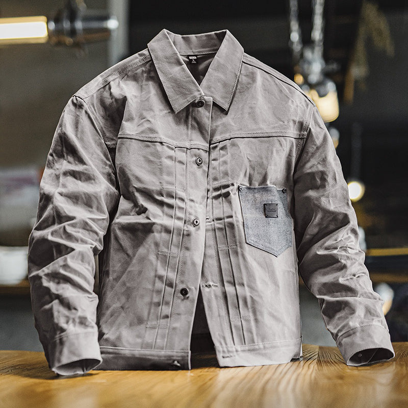 Vintage canvas oil wax jacket hunting oil wax jacket