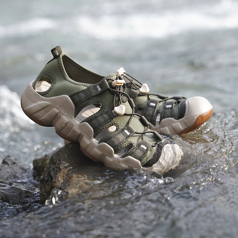 Outdoor Hollow Breathable Hiking Shoes Casual Sports Sandals