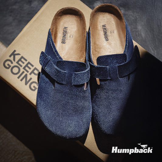 Retro Humpback Blue Outdoor Mules Shoes Slippers