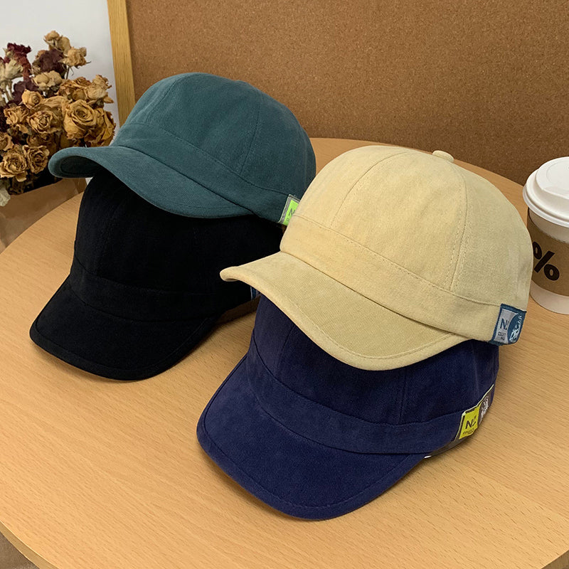 Retro Flip Hat Beret Casual Cap Adjustable Hat