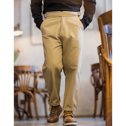 Vintage Casual Cargo Work Pant Stright Trousers