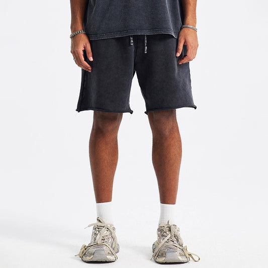 Retro Batik Washed Couple Shorts