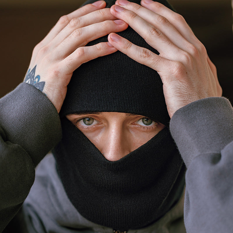 Vintage Winter Knitted Wool Beanie Hat