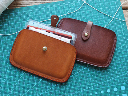 Retro Handmade Leather Card Holder