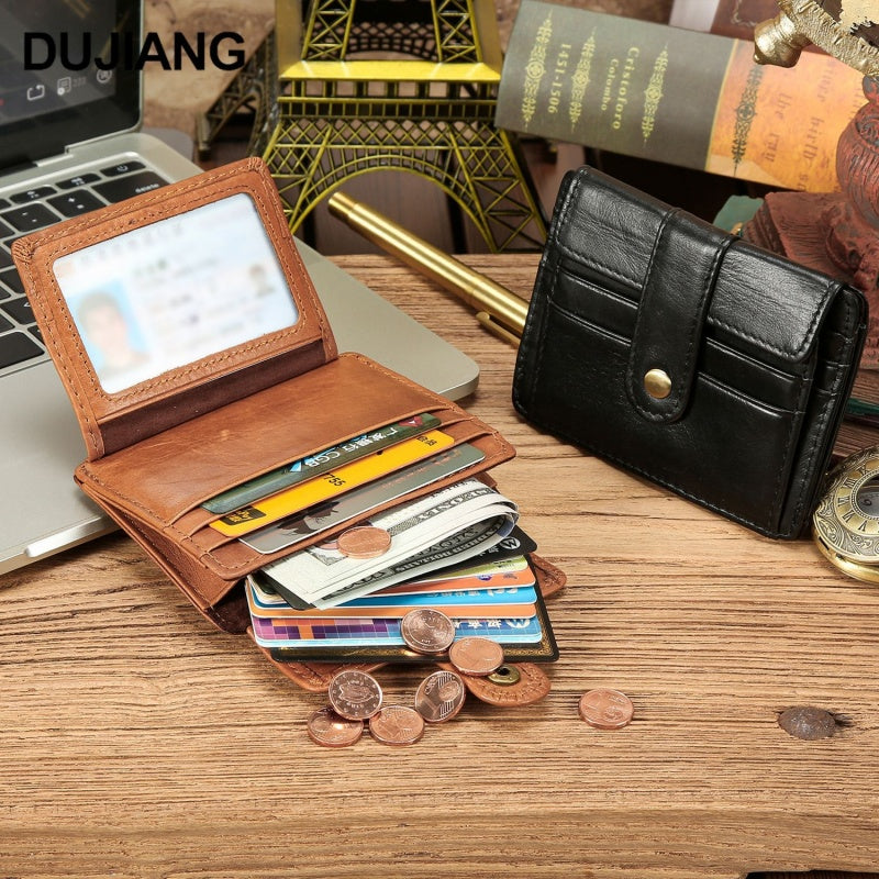 Retro Handmade Leather Card Wallets
