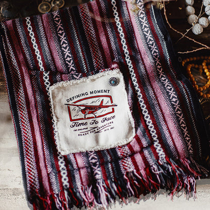 Retro Ethnic Style Knitted Sleeveless Vest Scarf