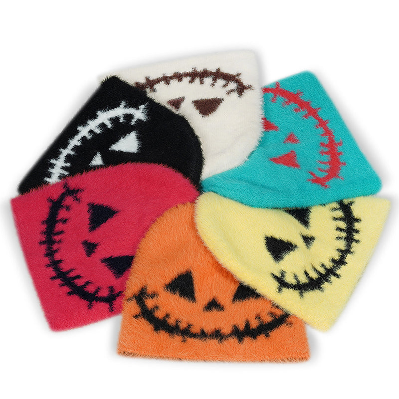 Retro Halloween Pumpkin Autumn Style Print Hat