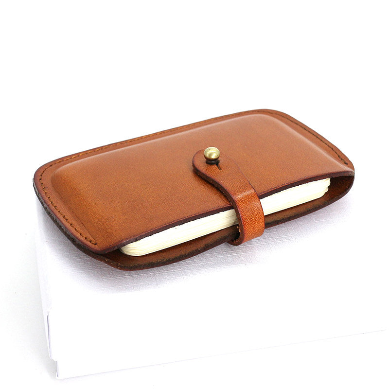 Retro Handmade Leather Card Holder