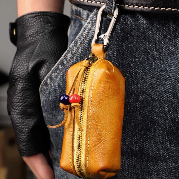 Retro Handmade Leather Car Key Bags