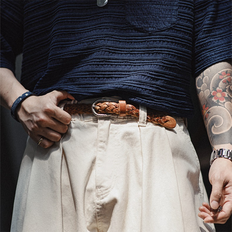 Premium Veg-Tan Leather Belt - Handcrafted for Durability and Style