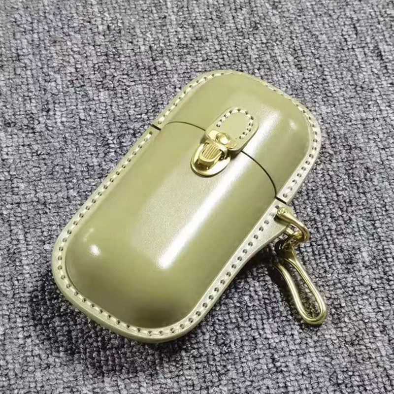 Retro Tanned Leather Glasses Case