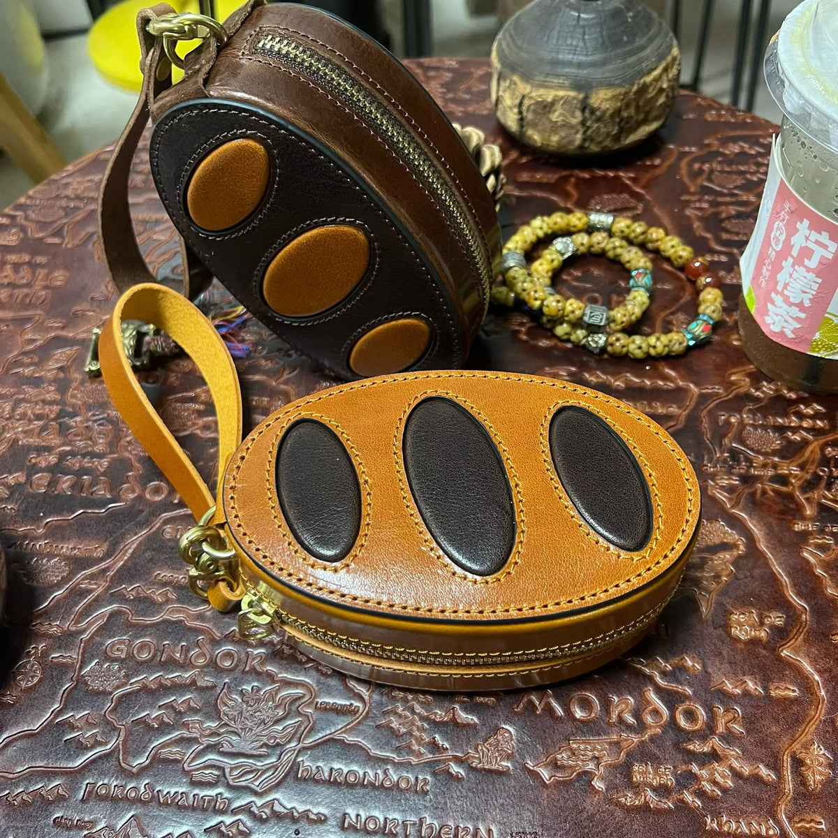 Handmade full-grain vegetable-tanned leather handbags & wallets