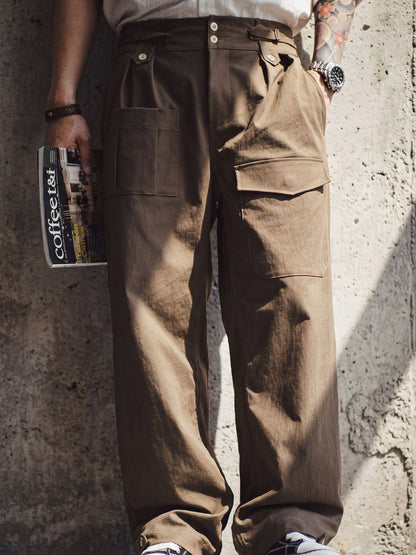 Retro P37 Classic Tactical Pants Multi-pocket Casual Pants