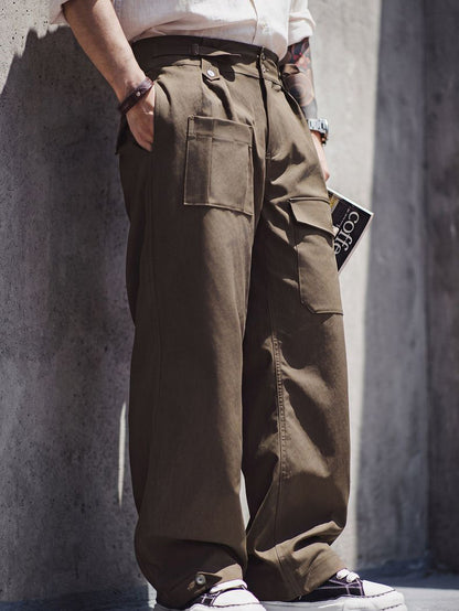Retro P37 Classic Tactical Pants Multi-pocket Casual Pants