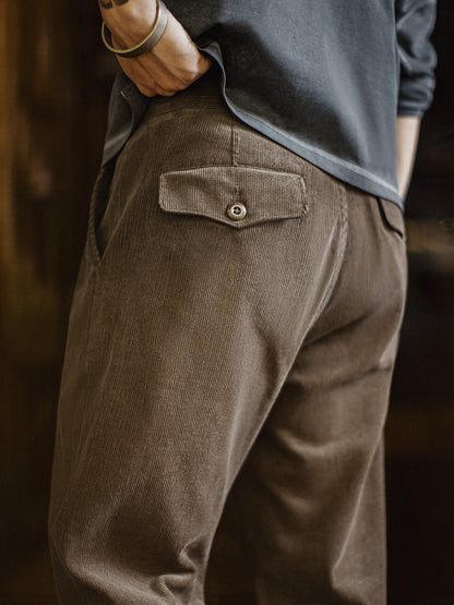 Retro Corduroy Gurkha Pants