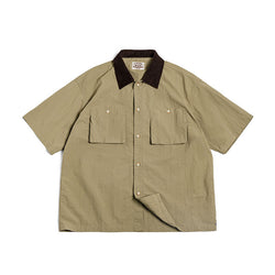 Retro Waterproof Thin Short-sleeved Shirt