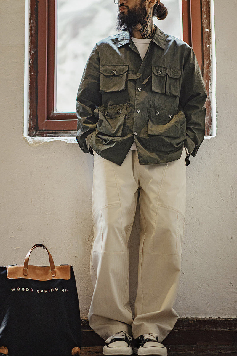 Retro Multi-pockets Explorer Work Shirt