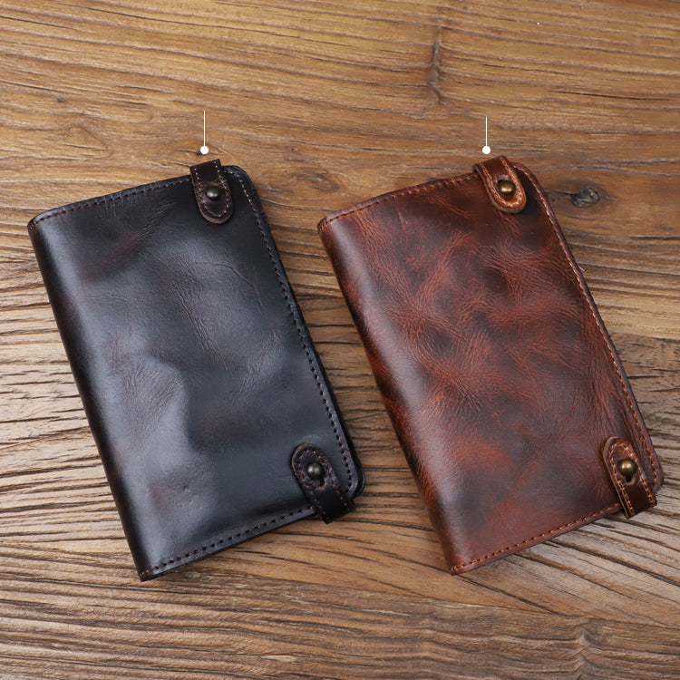 Retro Handmade Leather Multi-card Slots Wallets