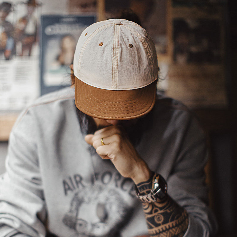 Retro Embroidered Baseball Cap Flip Hat Adjustable Hat