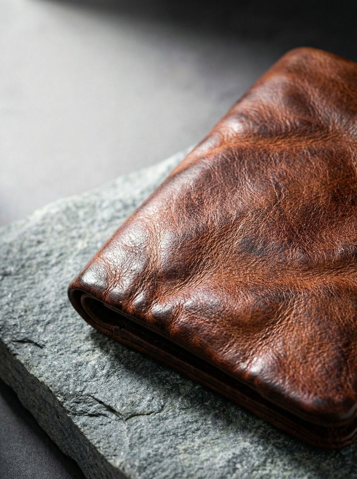Retro Leather Handmade Short Wallets