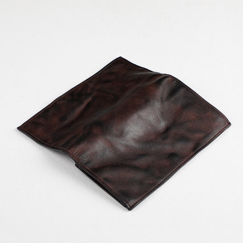 Retro Handmade Leather Multi-card Slots Long Wallets