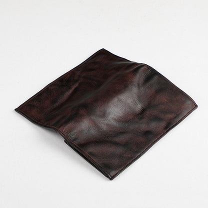 Retro Handmade Leather Multi-card Slots Long Wallets