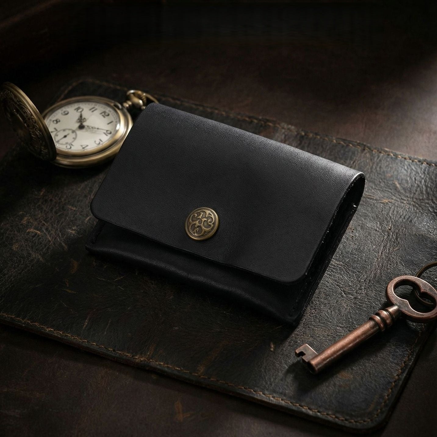 Retro Handmade Leather Card Wallets