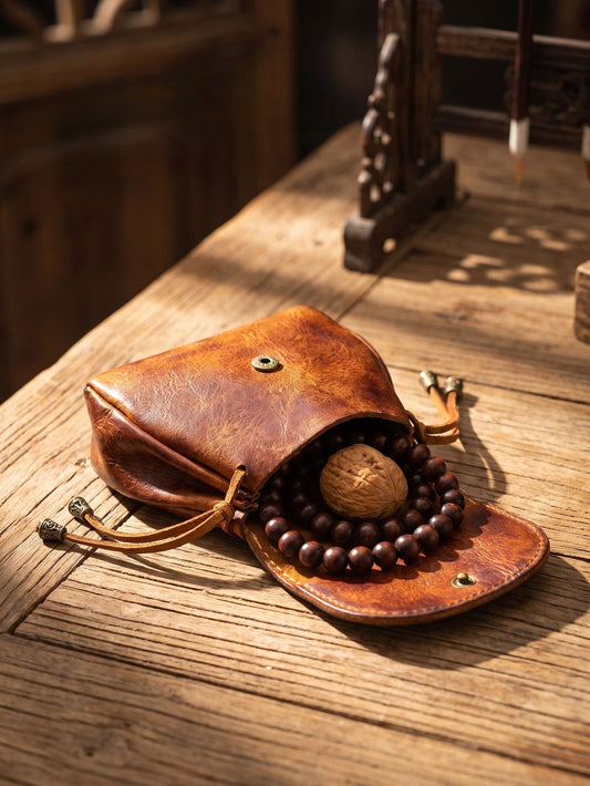 Retro Handmade Leather Card Holders Wallet