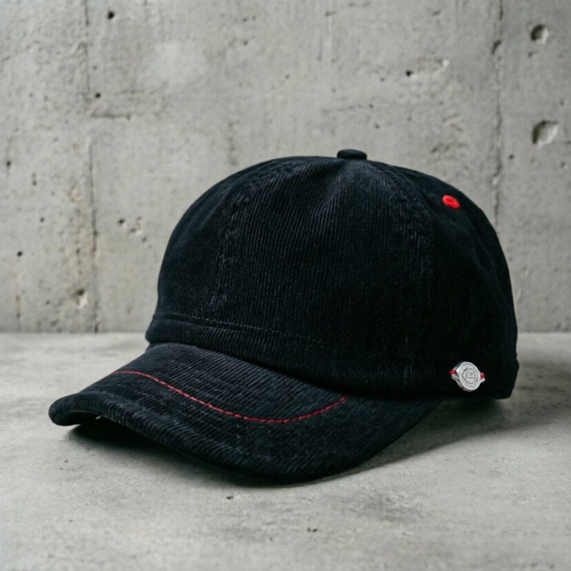 Corduroy Retro Flip Hat Beret Casual Cap Adjustable Hat