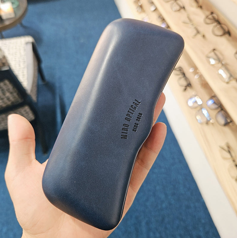 Retro Tanned Leather Glasses Case