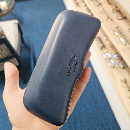 Retro Tanned Leather Glasses Case