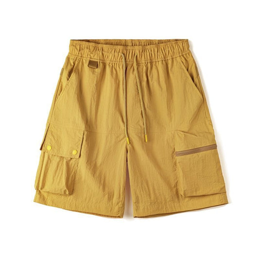 Retro Mountain Functional Quick-drying Multi-pocket Short