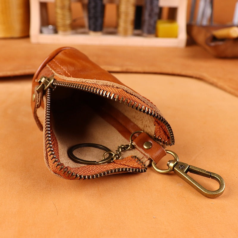 Retro Handmade Leather Key Bags Waist Bags