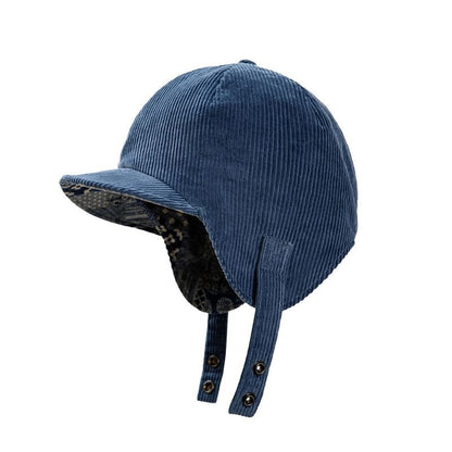 Retro Corduroy Windproof Ear Protection Hat