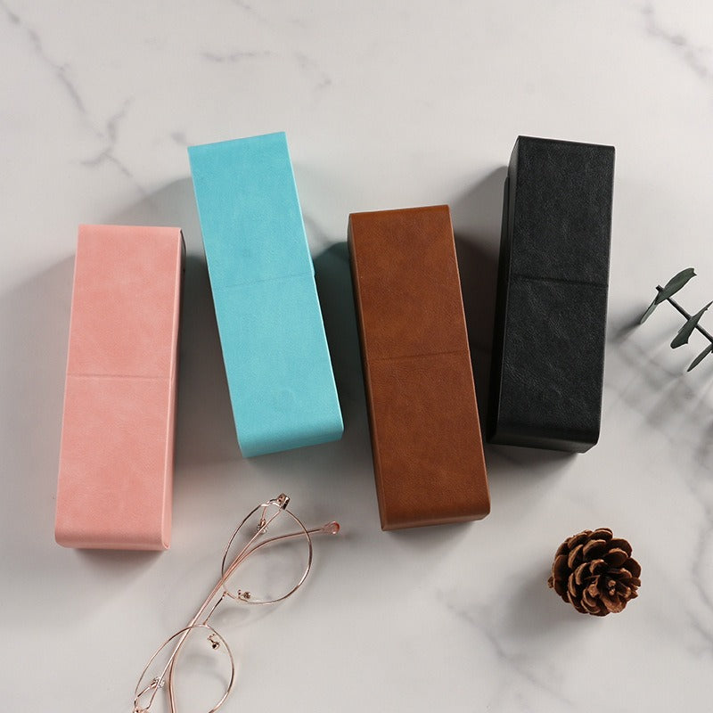 Retro Tanned Leather Glasses Case