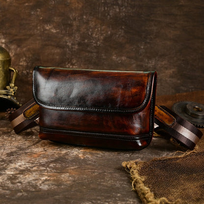 Retro Handmade Leather Crossbody Bag