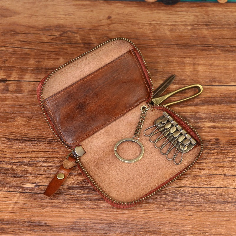 Retro Handmade Leather Key Bags