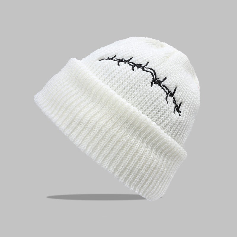 Vintage Winter Knitted Beanie Hat