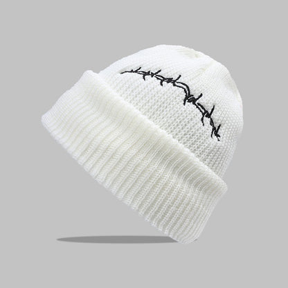 Vintage Winter Knitted Beanie Hat