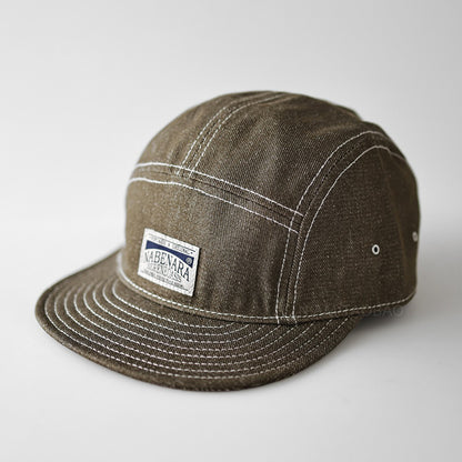 Retro Denim Flip Hat Beret Casual Cap Adjustable Hat