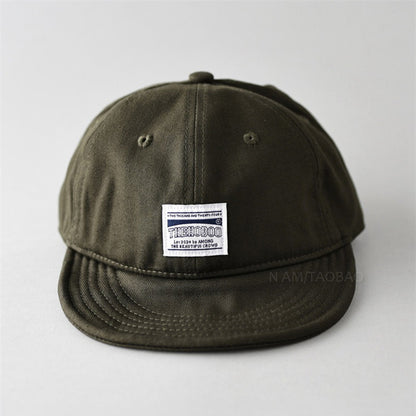 Retro Flip Hat Beret Casual Cap Adjustable Hat