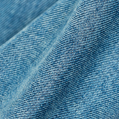 Vintage Washed Denim Shirt Work Jacket