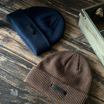 Vintage Winter Knitted Beanie Hat