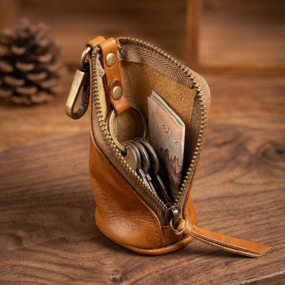Retro Handmade Leather Key Bags Waist Bags