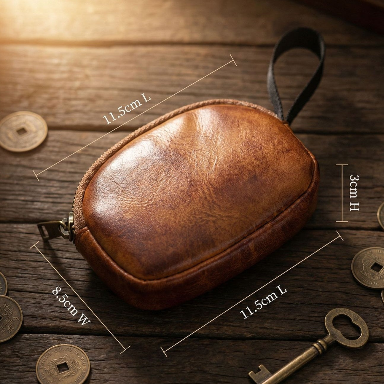 Retro Handmade Leather Card Wallets