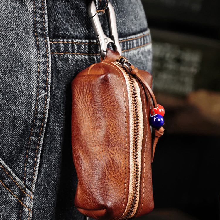 Retro Handmade Leather Car Key Bags