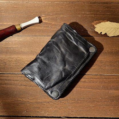 Retro Handmade Leather Wallet Multi-card Slots Wallet