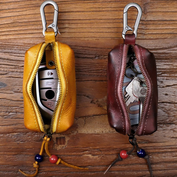 Retro Handmade Leather Car Key Bags