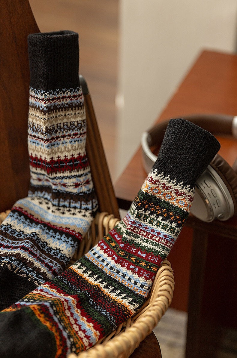 Men's Retro Ethnic Style Wool Socks